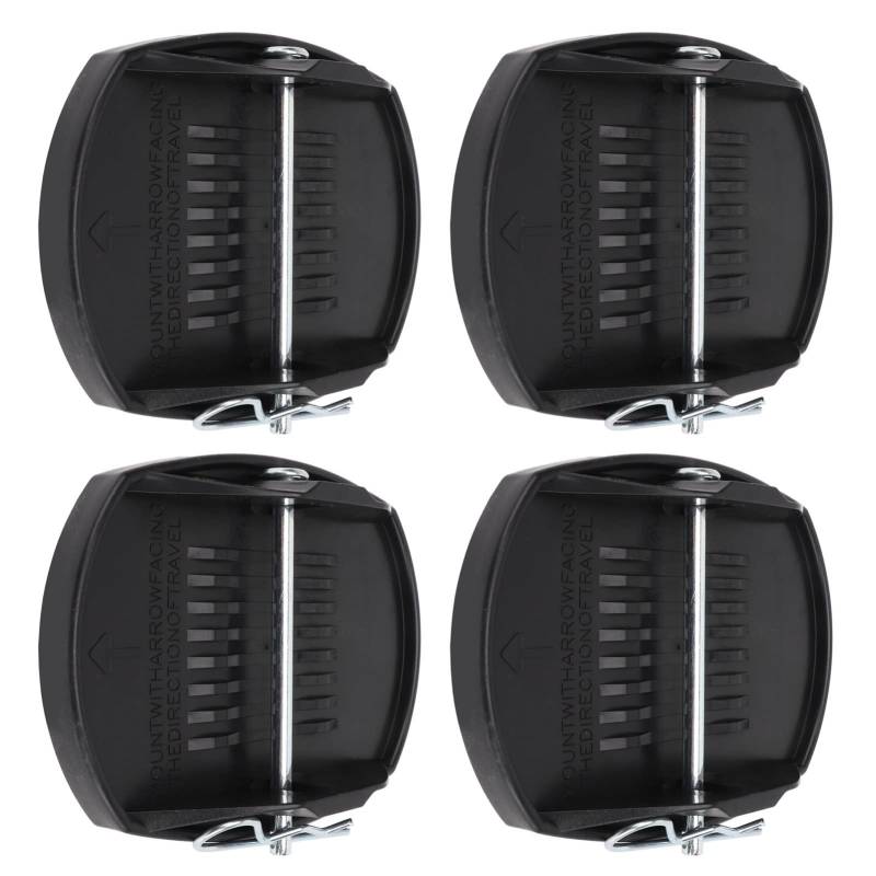 Klinkenpad-Adapter, 4PCS Jack Pads Set Rad-Fuß-Beinstütze, Anschlag, Nivellierer, Parkhilfs-Balance-Pads für Wohnmobil Wohnwagen von Akozon