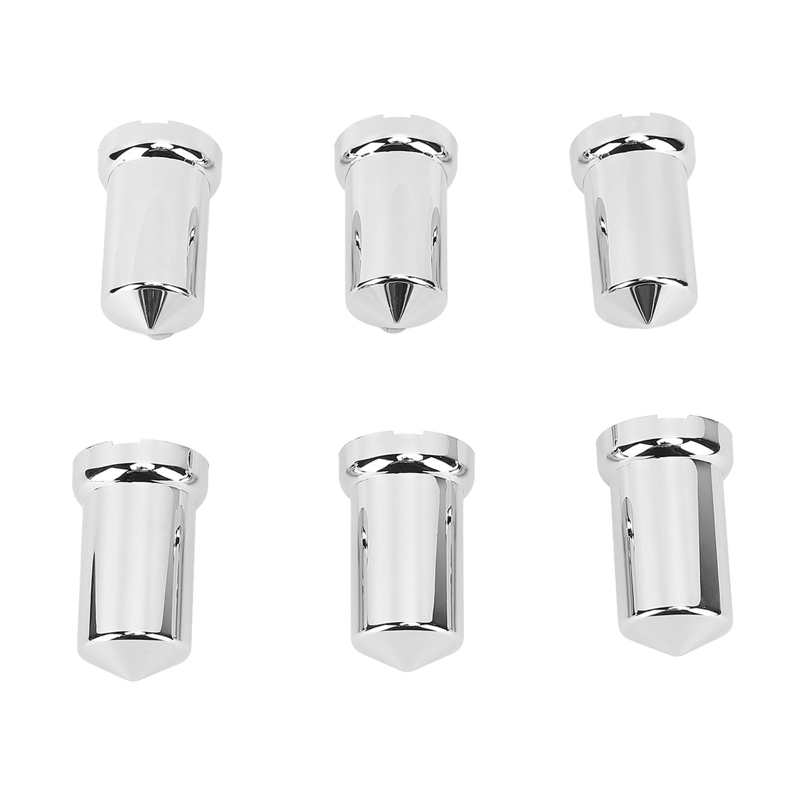 Lug -Nussabdeckungen 33 Mm Premium -verchromtem ABS -Stoß auf Lug -Nusskappen für LKW -Anhänger und Fahrzeuge Anti -Rost Flansches Design (20PCS) von Akozon