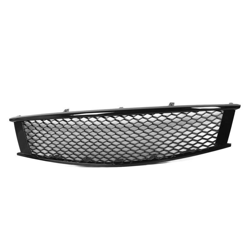 Mesh-Frontstoßstangengrill für G37 Coupé Cabriolet, Stilvoller, Glänzend Schwarzer Kühlergrill, ABS-Material von Akozon