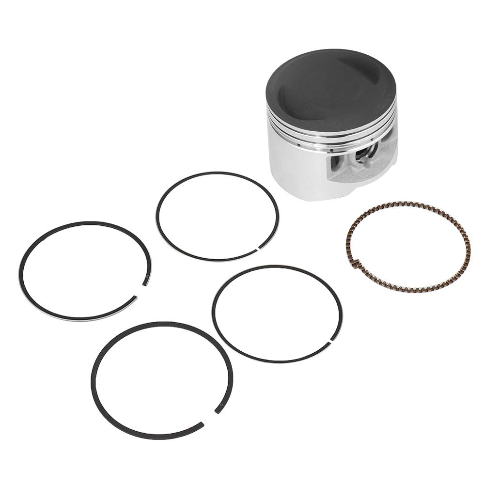 Motorrad Kolbenring, Akozon Pin Kolbenring Dichtung Kit 56 mm 13 mm in Aluminium es für ZHONGSHEN 140ccm Motor PIT PRO DIRT BIKE von Akozon