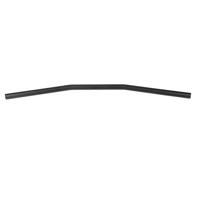 Motorrad Lenker, 7/8 Zoll 22 MM Schwarz Silber Motorrad Bend Lenker Drag Straight Bar(Schwarz) von Akozon