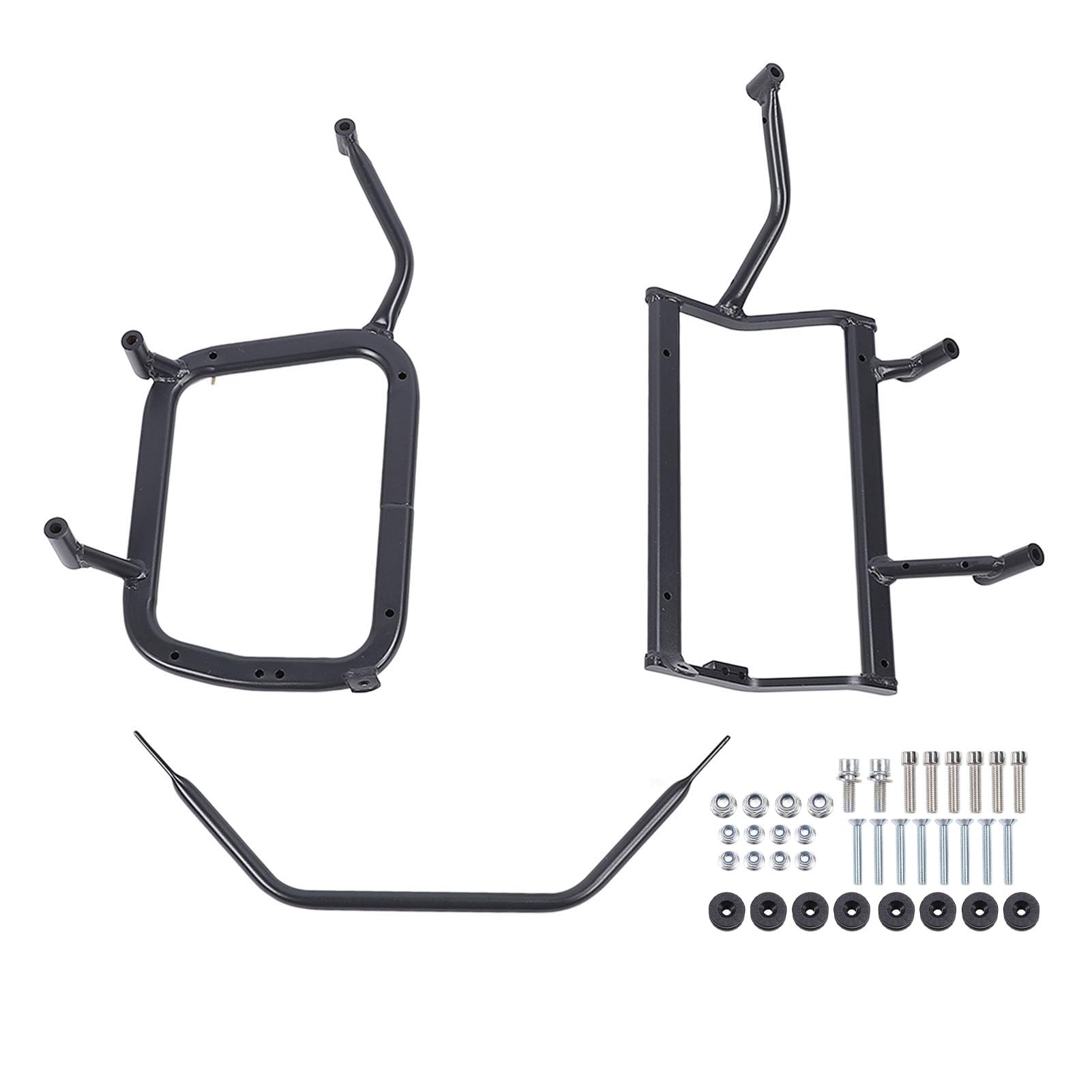 Motorrad-Satteltaschen-Konvertierungshalterung, Stützstangenhalterung aus Hochhartem Kohlenstoffstahl für MT800 MT 800-Fahrer von Akozon