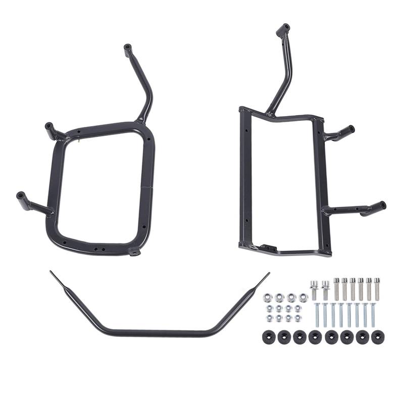 Motorrad-Satteltaschen-Konvertierungshalterung, Stützstangenhalterung aus Hochhartem Kohlenstoffstahl für MT800 MT 800-Fahrer von Akozon