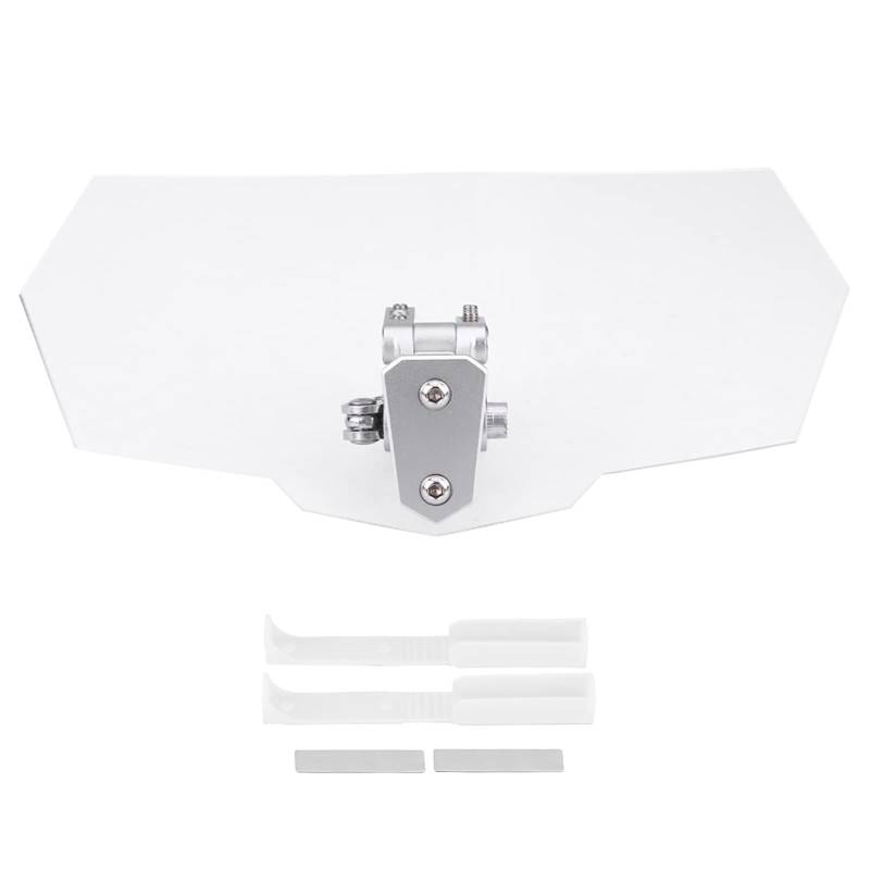 Motorrad Windabweiser Windschild aufsatz Motorrad 27x12x4.4cm windschild Motorrad Universal von Akozon