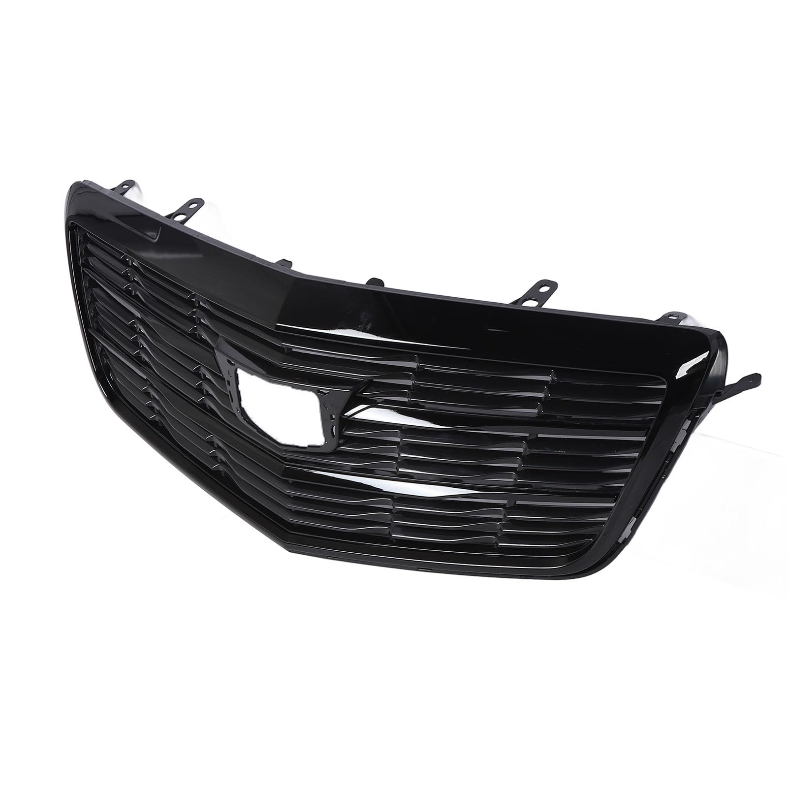 Oberer Kühlergrill der Vorderen Stoßstange, Robuster Ersatz für ATS 2015–2019, Sportlicher Look, Schwarz (BLACK) von Akozon