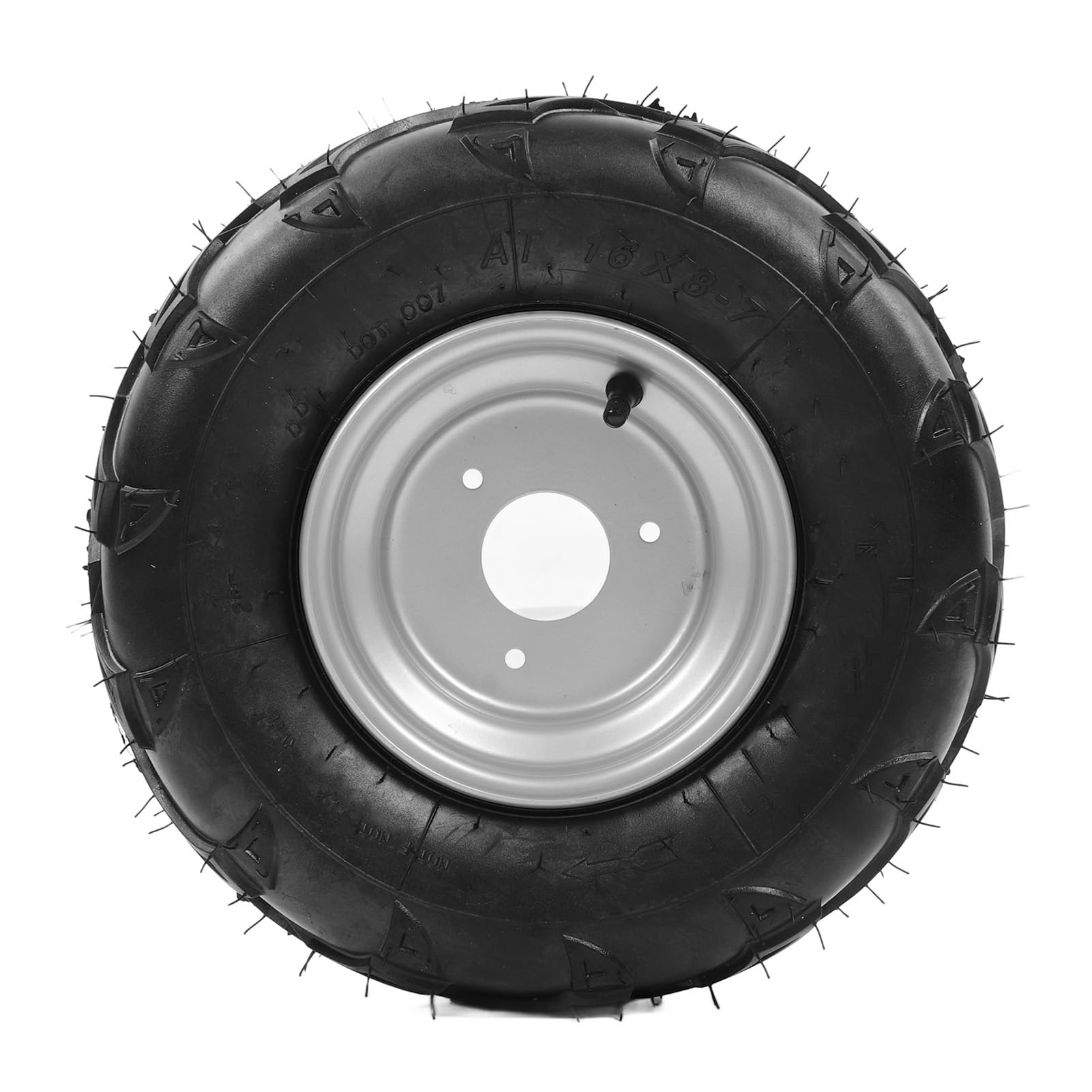 Reifen 16 x 8 7 Ganzjahresreifen Integrierte Installation vibrationsfester Reifen für ATV, UTV, Go-Kart, schwere Reifen mit Nabe von Akozon