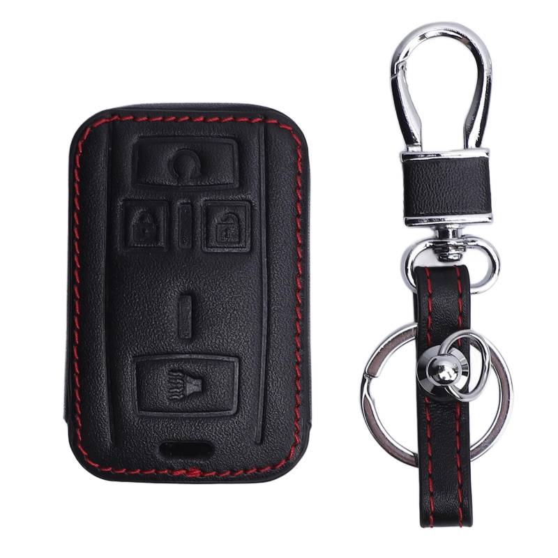 Remote Key FOB Cover Hülle Schlüsselbund PU -Leder -Autoschlüssel 1500 2500 HD 3500 HD von Akozon