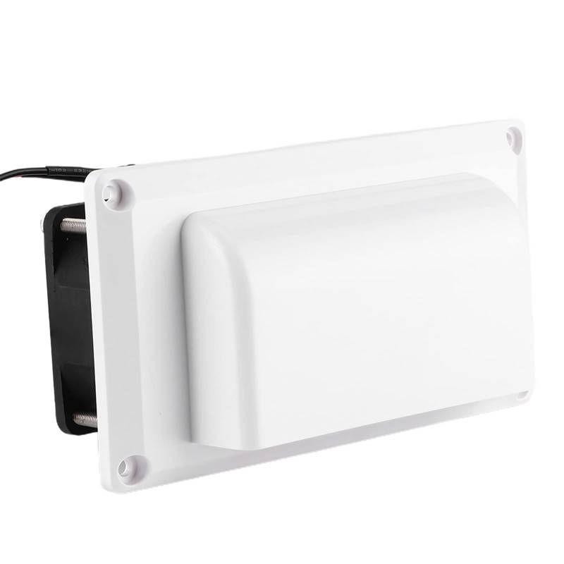 Side Air Vent Ventilation Abluftventilator 12 V 25 W Abluftventilator für Outdoor für Wohnmobil, Wohnwagen, Wohnmobil, Anhänger, Boot, Marine, Yacht von Akozon