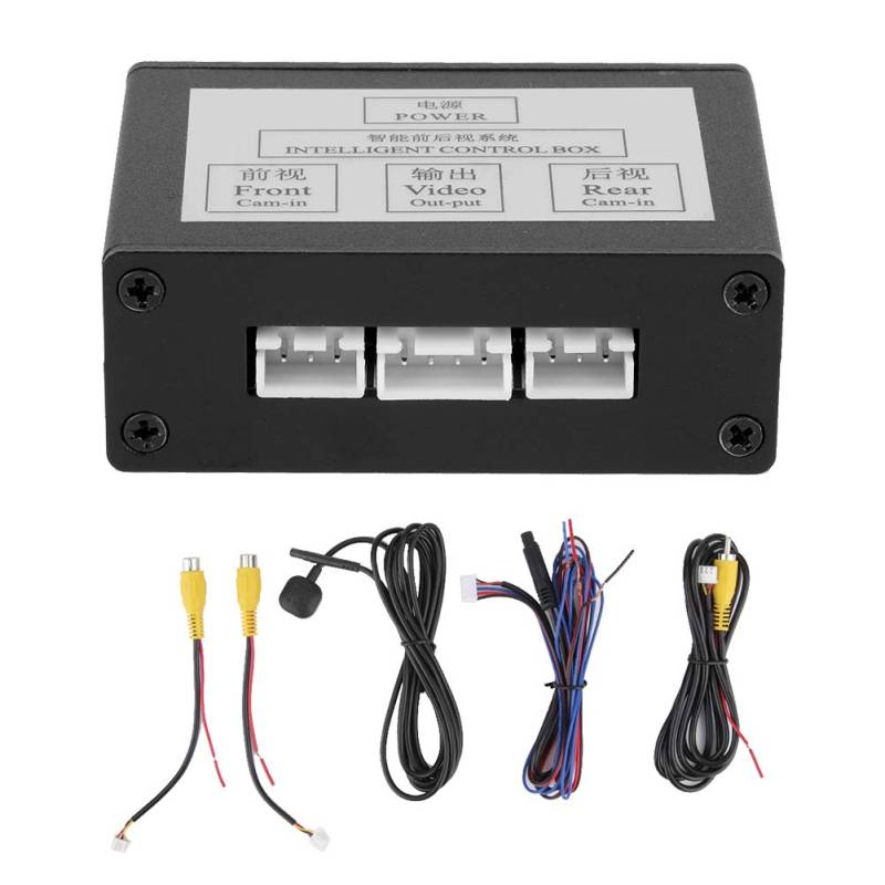 Smart Car Parking Camera Converter Switcher Vordere Rückansicht Video Switch Channel Control Box Adapter Video o Converter Adapter von Akozon