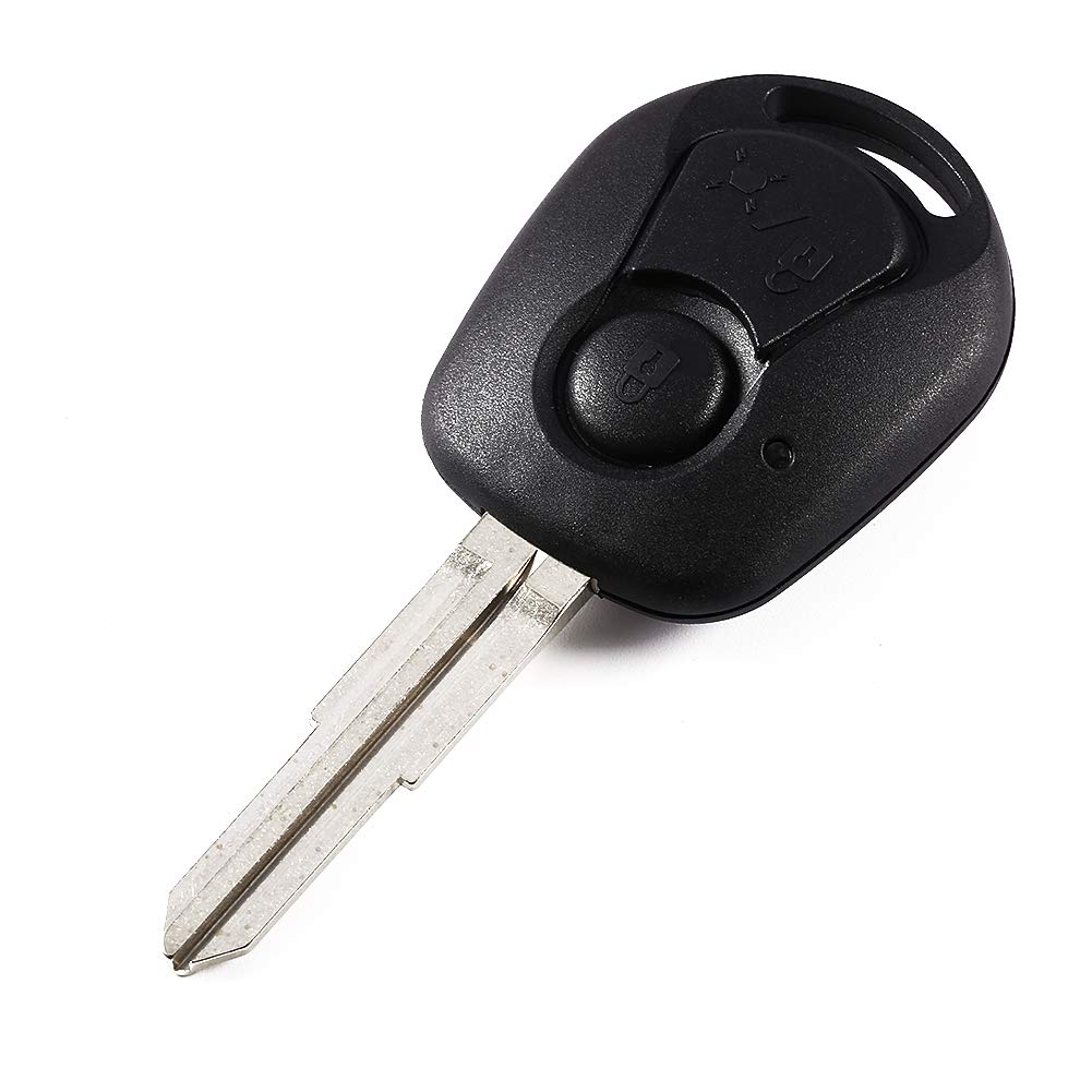 Ssangyong Rexton Key, Ölpeilstab+Ölmessstab+Ssangyong+Chairman+Kyron+Musso+Rexton+Automatikgetriebe, Auto Remote Key Shell Fit für SSANGYONG für Actyon für Kyron für Rexton Case Cover Fob 2 Butto von Akozon