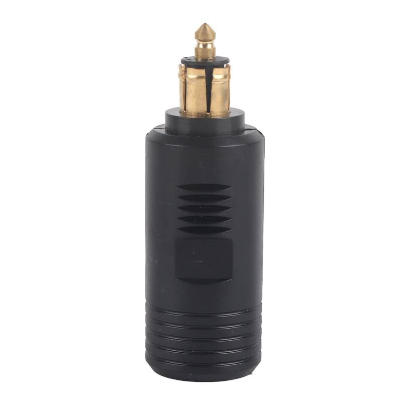 Stecker Zigarettenanzünder 12V, Zigarettenanzünder Adapter, 12-V-Motorrad-Europäischer Zigarettenanzünder-Stecker-Adapter für DIN-Sot-Car-Technologie/GPS und Sicherheit von Akozon