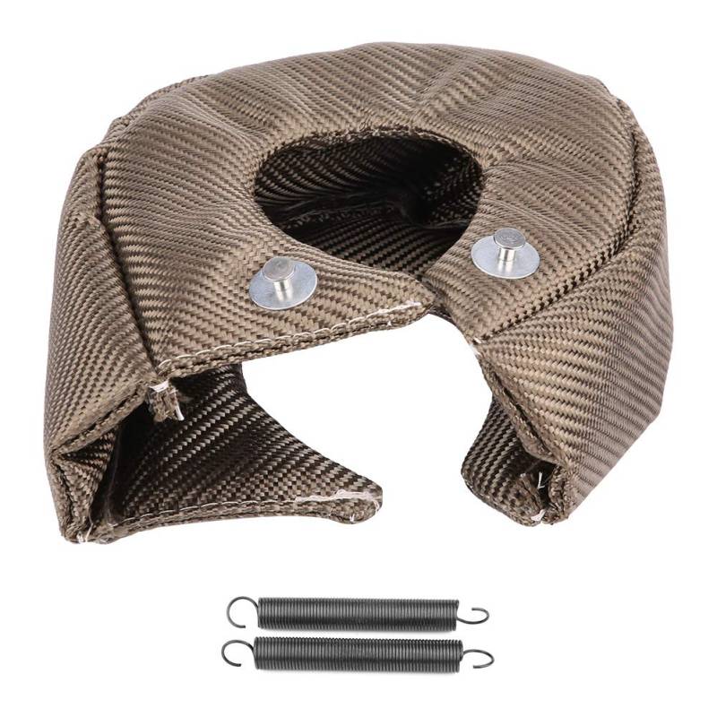 Turbo Blanket T3 T4 Heat Shield Cover Barrier Wrap Passend für Turbolader T3(T4-T4) von Akozon