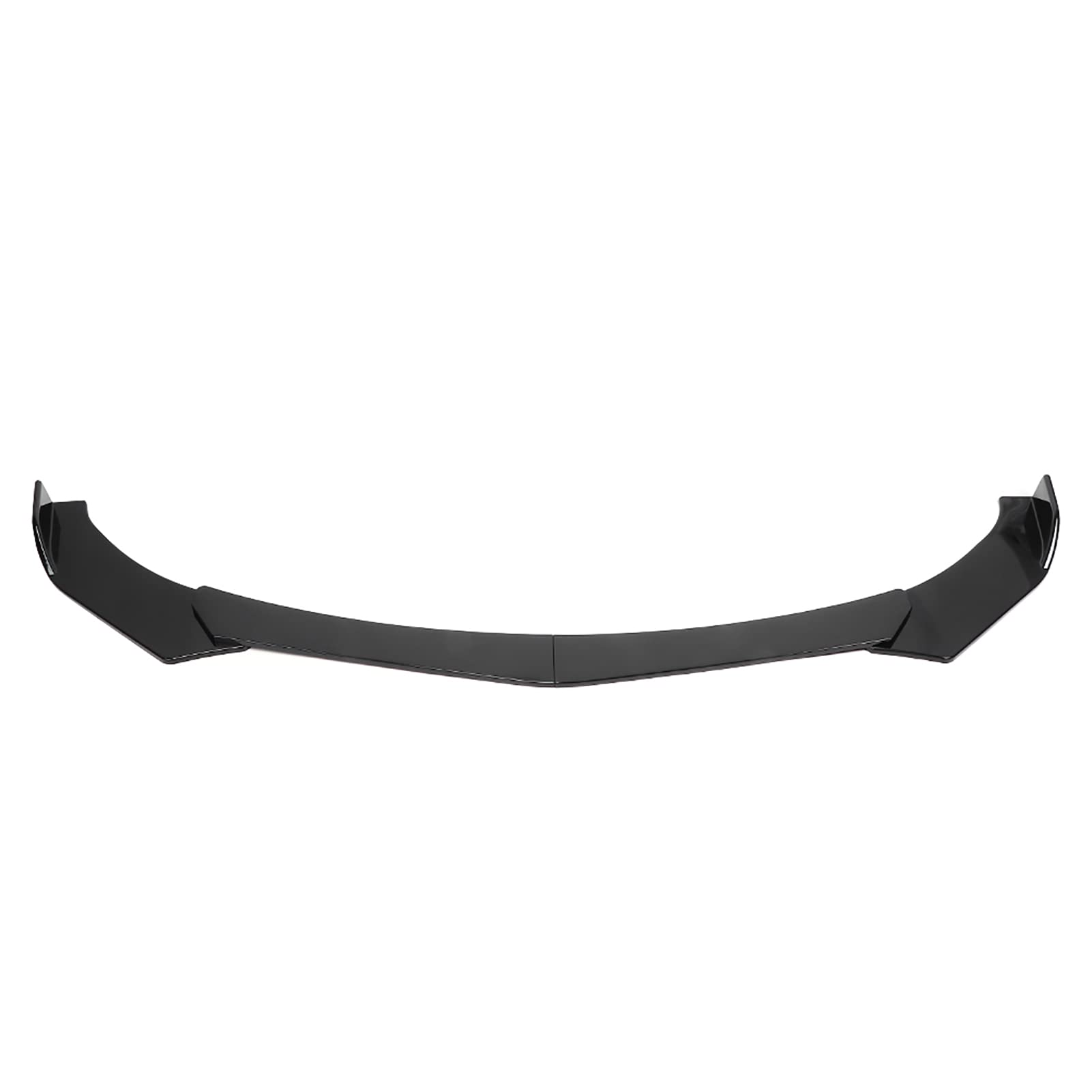 Universal Front Stoßstange Lip Splitter Body Kit Spoiler Glänzend Schwarz für von Akozon