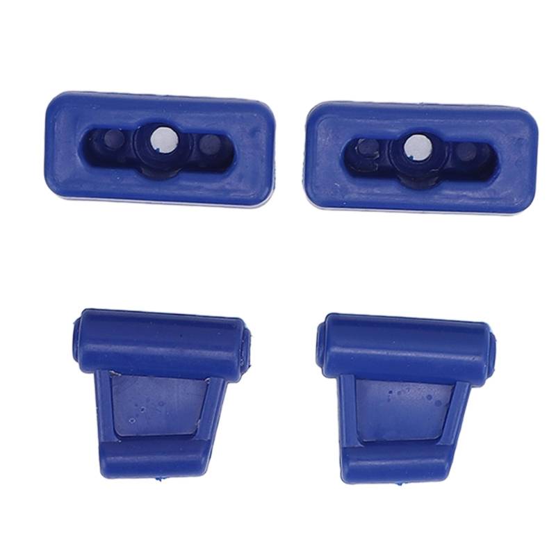 VEP101693 Hochfestes Kunststoff-Auto Sonnenvisier Clips Set Sun Visor Holder Clip R107 1971-1989 (BLUE) von Akozon