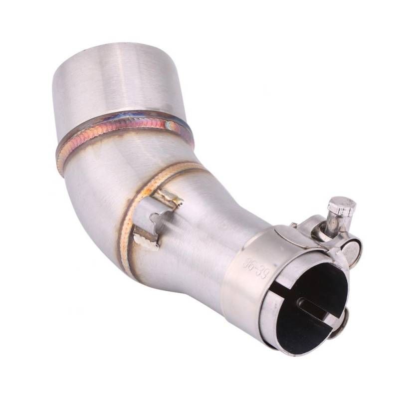 r3 muffler slip on + Motorrad Slip On Auspuff Mittlere Verbindungsrohr Adapter Stecker für R25 R3 2013-2016 von Akozon