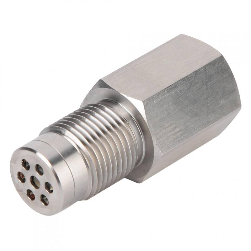 sensor oxigeno + Edelstahl O2 Sensor Schutzhülle Stecker Adapter mit Minikatalysator M18x1.5 von Akozon