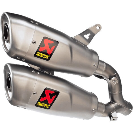 Akrapovic Auspuff Slip-On 1-2 Titan für Ducati Monster 2021- von Akrapovic