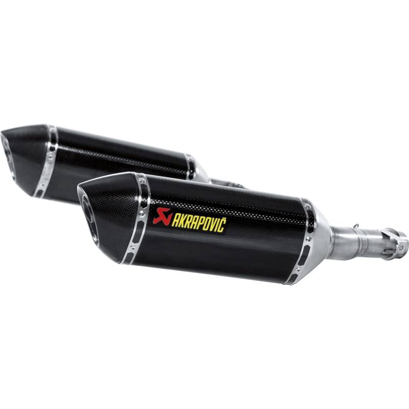 Akrapovic Auspuff Slip-On Paar Carbon für Kawa Z 1000 /SX 2010-2013 von Akrapovic