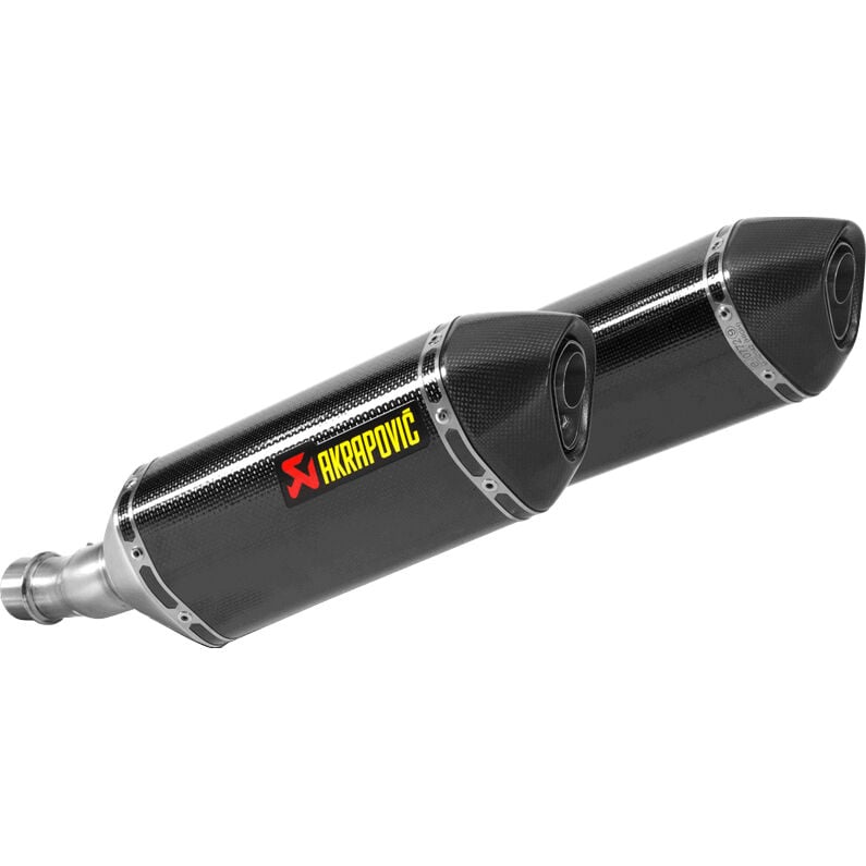 Akrapovic Auspuff Slip-On Paar Carbon für Kawasaki Z 1000 2014-2019 von Akrapovic