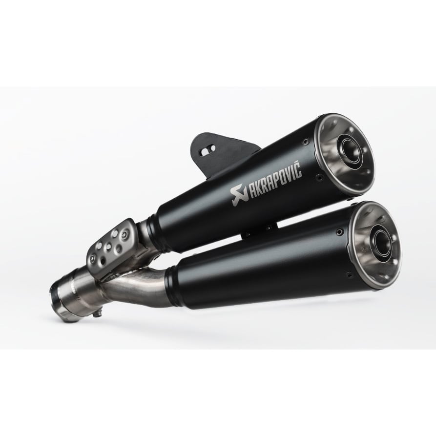 Akrapovic Auspuff Slip-On Paar Edelstahl schwarz für BMW R 12/R 12 nin von Akrapovic