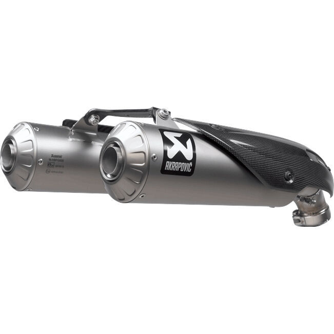 Akrapovic Auspuff Slip-On Paar Titan für Ducati Scrambler 1100 2021- von Akrapovic