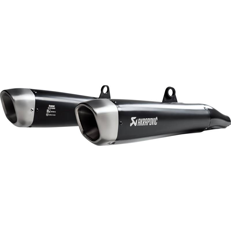 Akrapovic Auspuff Slip-On Paar Titan schwarz für Triumph Street Twin von Akrapovic