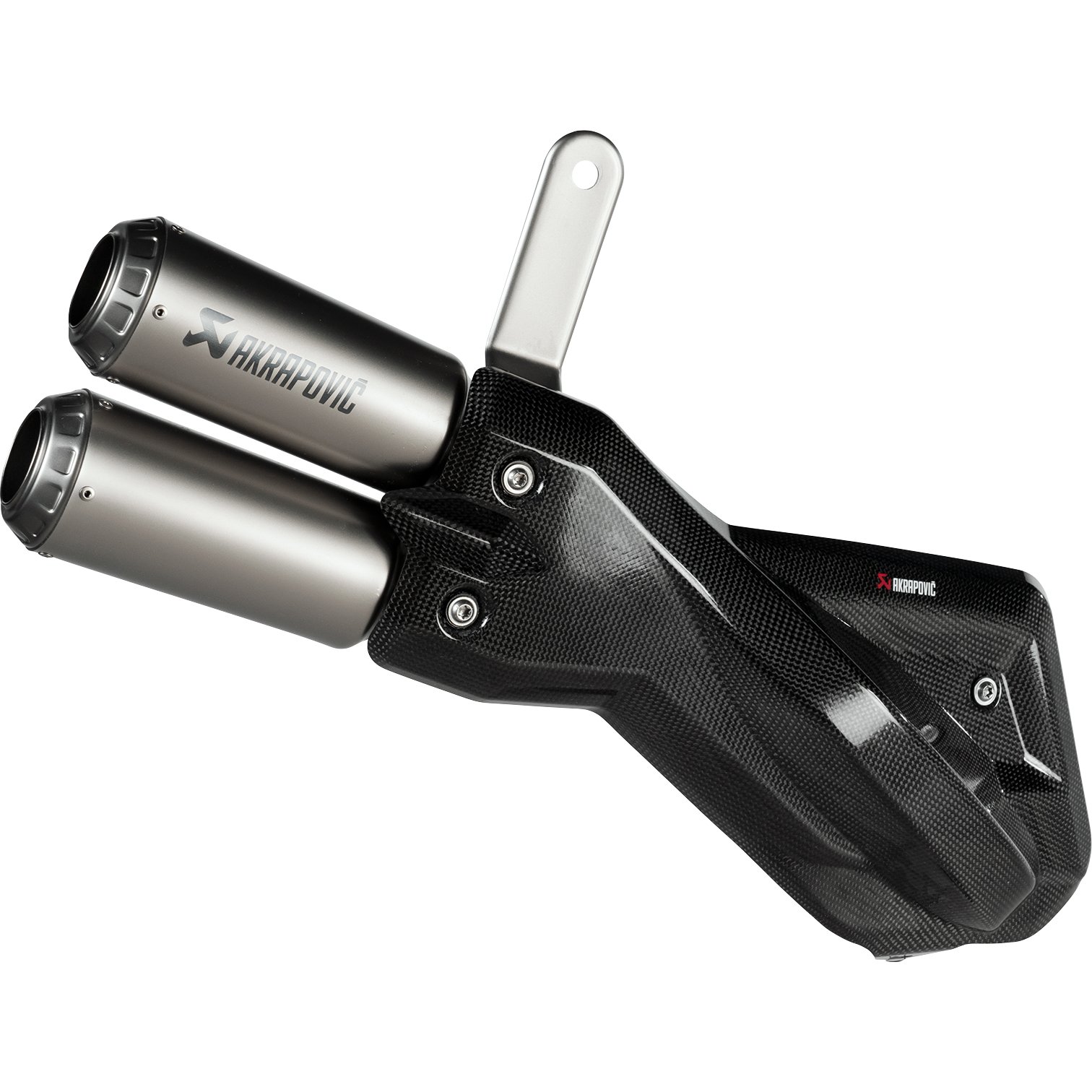 Akrapovic Auspuff Slip-On Titan für Ducati Multistrada 950/V2 /S 2021- von Akrapovic