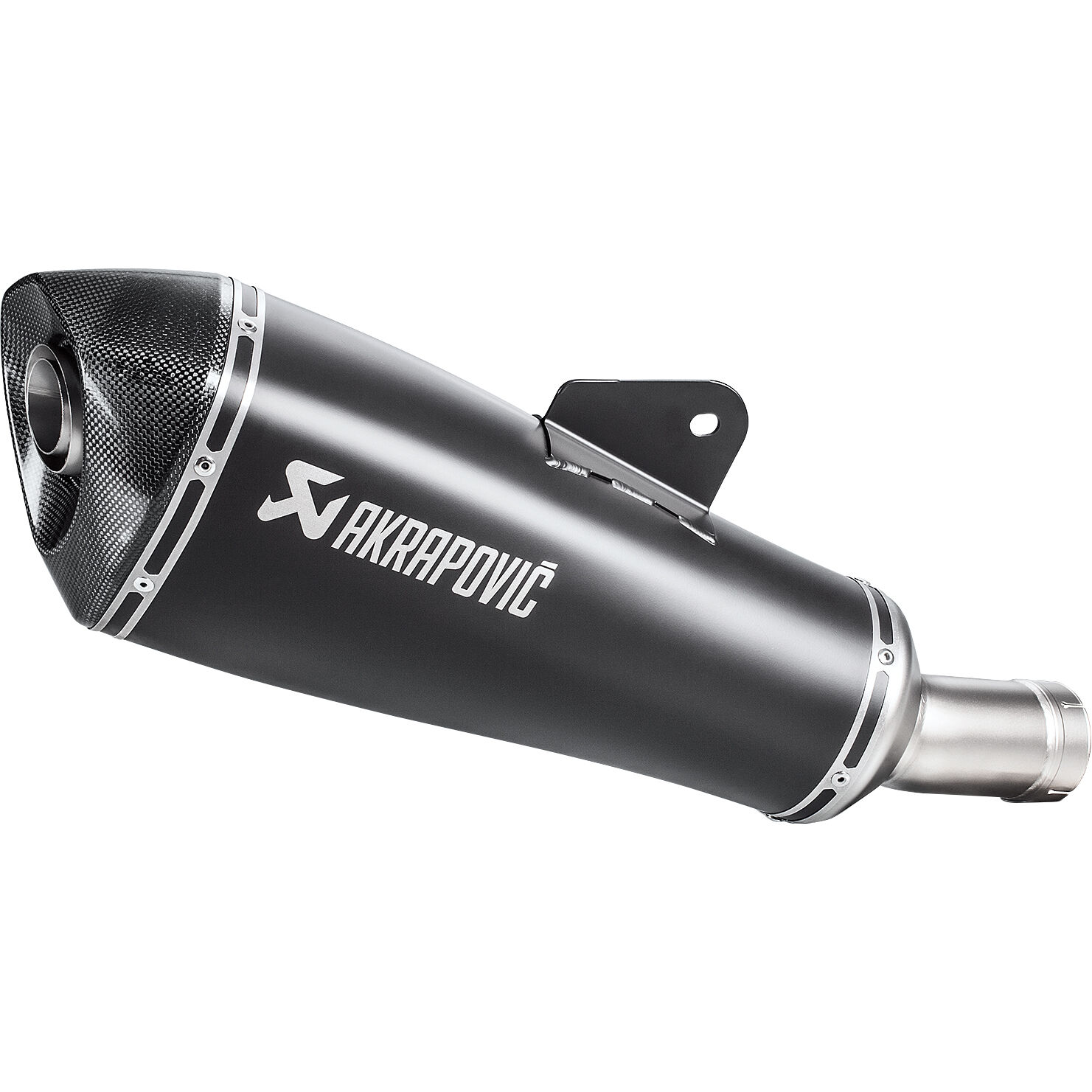 Akrapovic Auspuff Slip-On Titan schwarz für BMW R 1200 R/RS 2015-2018 von Akrapovic