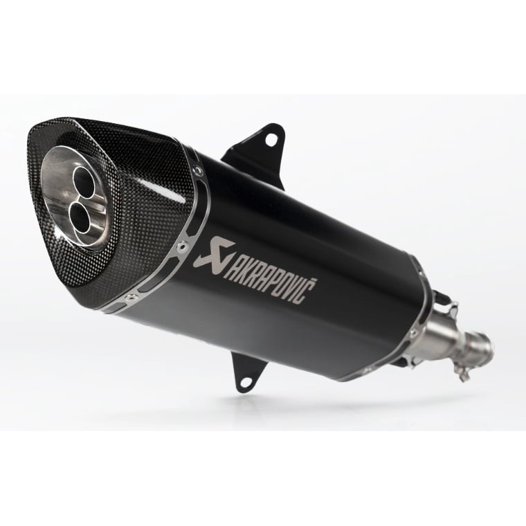 Akrapovic Auspuff Slip-On Titan schwarz für Italjet Dragster 300 2024- von Akrapovic