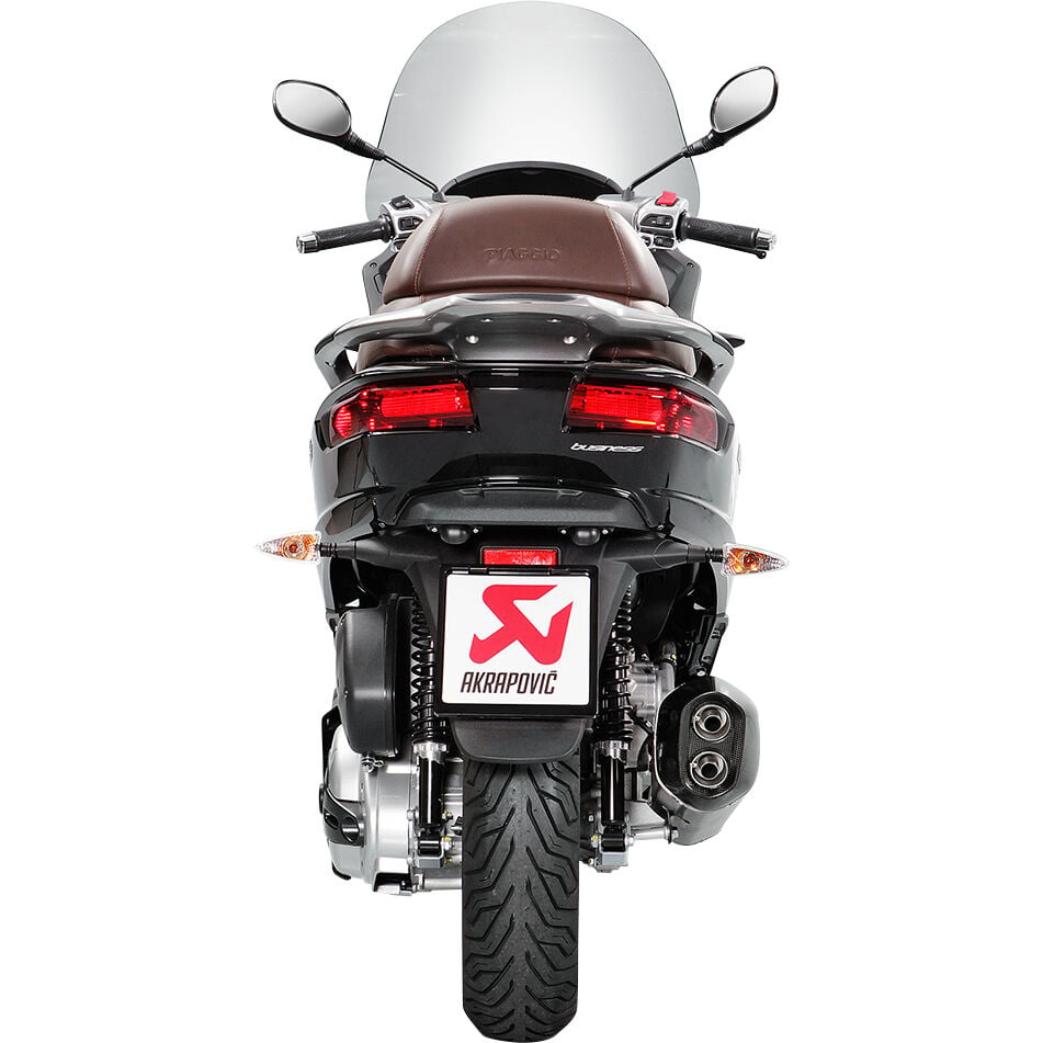 Akrapovic Auspuff Slip-On oK Edelstahl schwarz für Gilera/Peugeot/Piag von Akrapovic