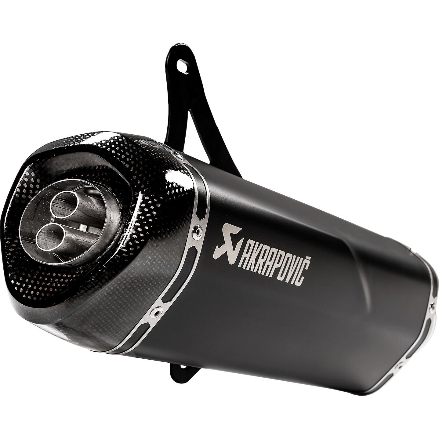 Akrapovic Auspuff Slip-On oK Edelstahl schwarz für Vespa GTS/GTV von Akrapovic