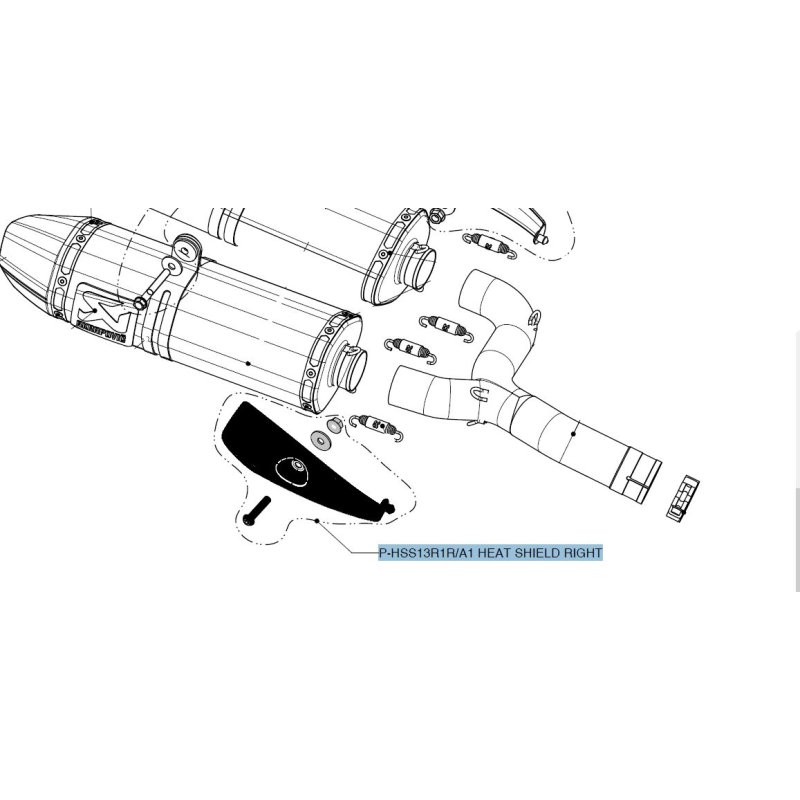 Akrapovic Hitzeschutz CF von Akrapovic