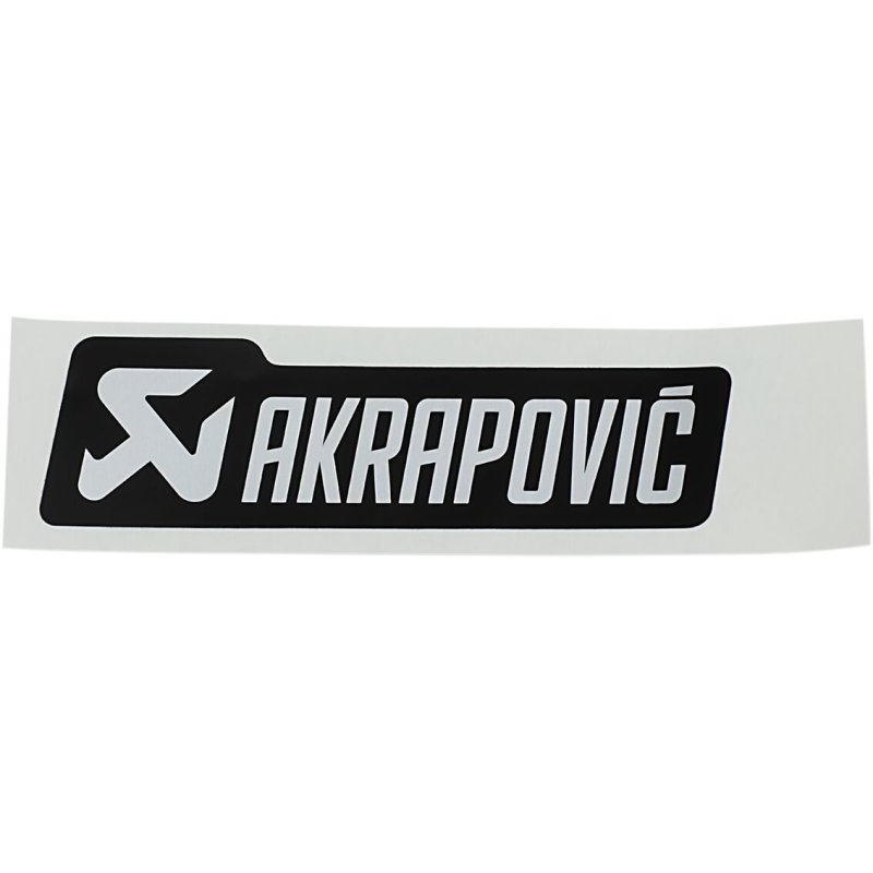 Akrapovic Sticker MONO AL BLK von Akrapovic