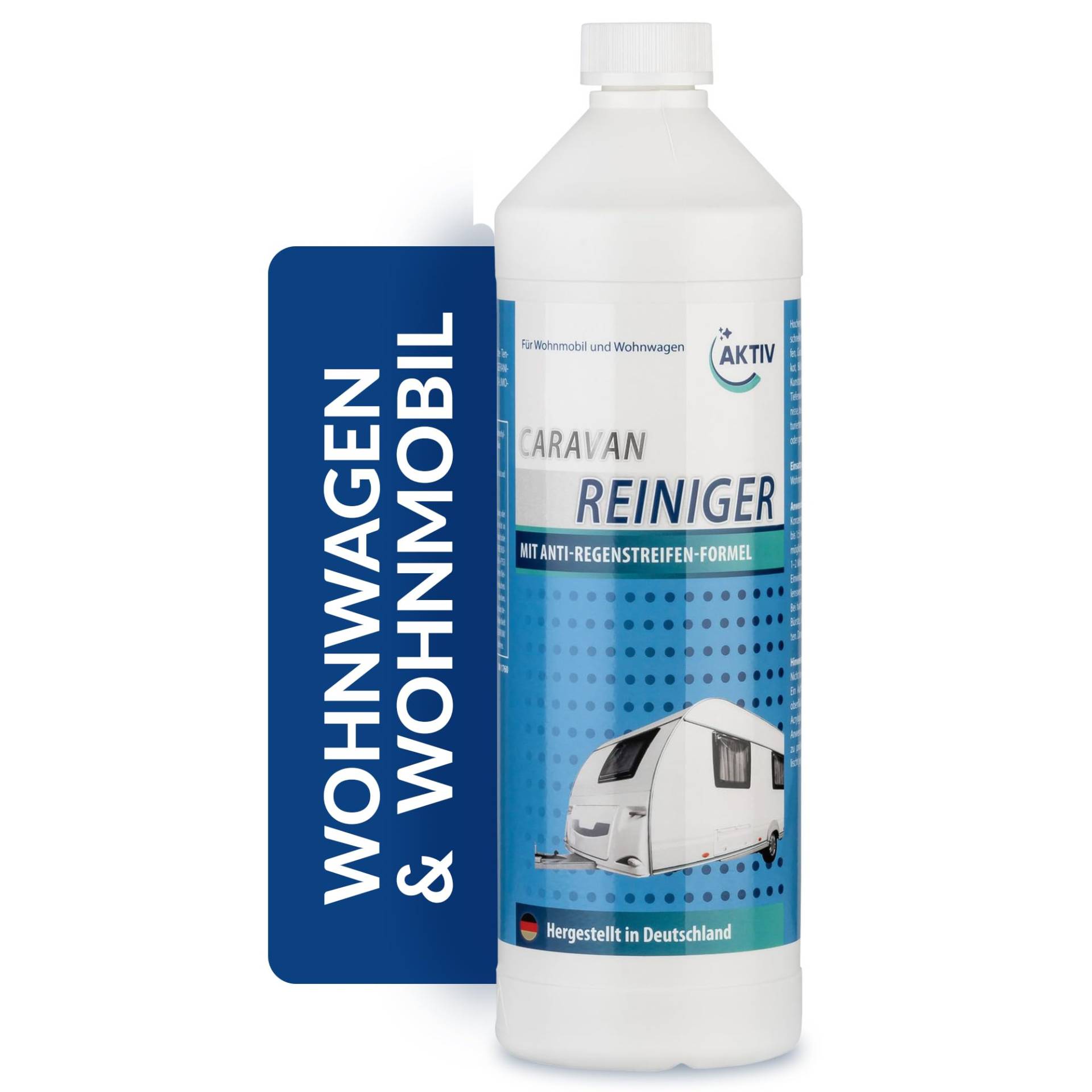 Aktiv Caravan-Reiniger-Konzentrat, Wohnwagen, Wohnmobil, Boot, Markise, Vorzelt, 1 ltr. von Aktiv