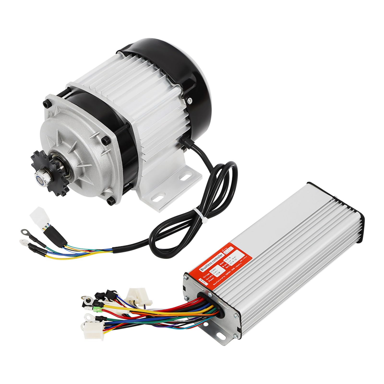 48V 750W Bürstenloser Motor Umbausatz E-Bike Motor Conversion Kit 516 U/min Getriebemotor Kit für Elektrofahrrad Dreiräder Elektroroller von Akuoyiexemye