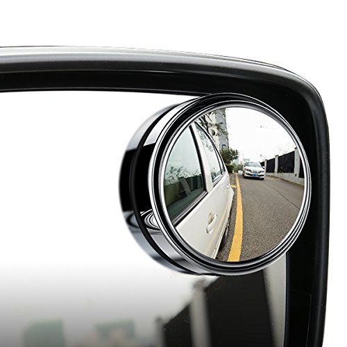 Alamor Auto-Fahrzeug-Blinder Fleck-Spiegel-Rückspiegel Hd Konvexes Glas 360 Grad Ansicht Verstellbarer Spiegel von Alamor