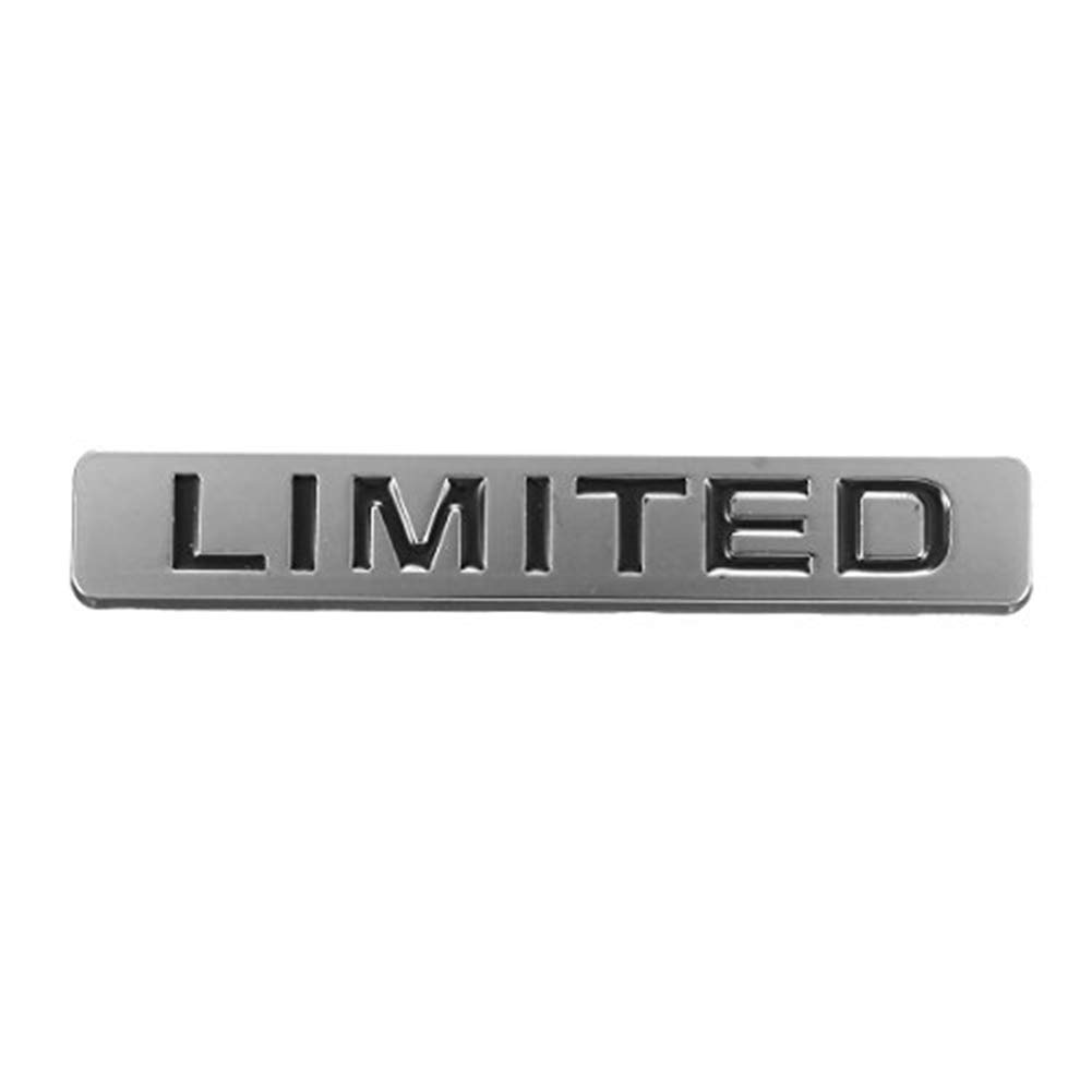 Alamor Car Aufkleber Rear Fender Emblem Badge Metal Limited Für BMW Für Toyota Jetta Golf Polo-Schwarz von Alamor