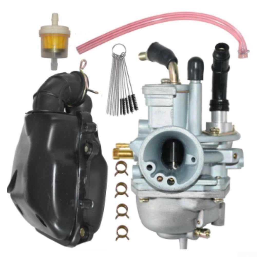 90cc 100cc Manueller Choke Vergaser Kit mit Luftfilter für verbesserte Motorleistung und Kraftstoffeffizienz von Alanmoship