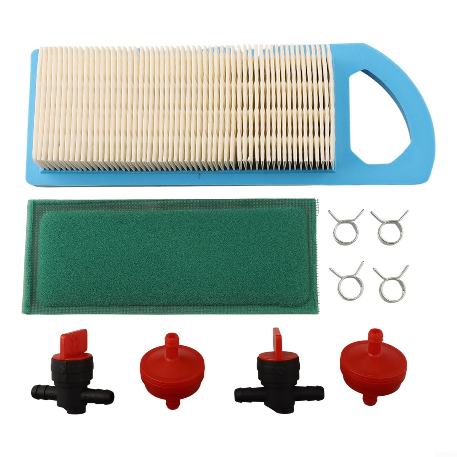 Alanmoship Luftfilter-Tune-Up-Set für Intek BS 15–18,5 Motoren Lt1000 795115, kompatibel, 10-teiliges Set mit Filterventilklemmen von Alanmoship