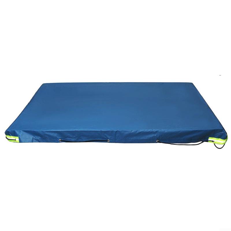 Alanmoship Strapazierfähige, wasserdichte Abdeckplane, 208 x 114 x 13 cm, Schutz für Campinganhänger, Oxford-Tuch, PVC, Anti-UV, winddicht, Staubschutz (blau) von Alanmoship