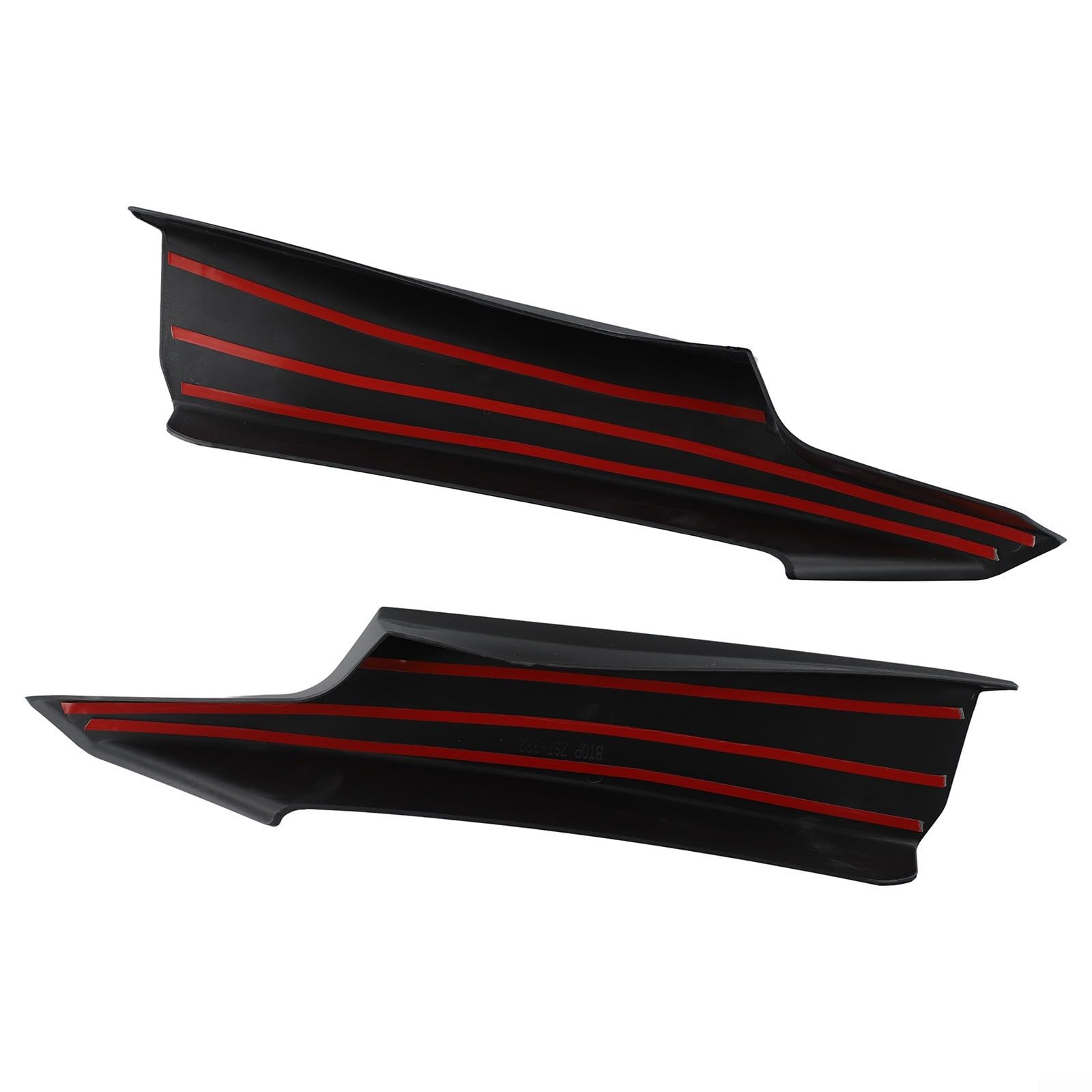 Für 3er F30 M Sport Frontlippe Stoßstange Spoiler Splitter, ABS Material, Carbon Look/Schwarz (Schwarz) von Alanmoship