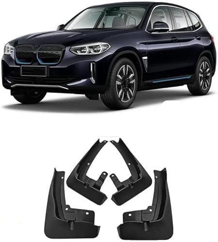 Auto Schmutzfänger für BMW iX3 2021-2022 | Kotflügel Vorne und Hinten Spritzschutz | Auto Kein Bohren Schutz Zubehö von AlbaEUC