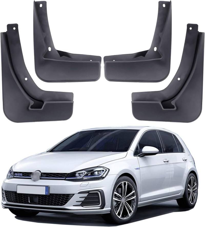 Auto Schmutzfänger für VW Golf 7 MK7 2013-2019 | Kotflügel Vorne und Hinten Spritzschutz | Auto Kein Bohren Schutz Zubehö von AlbaEUC