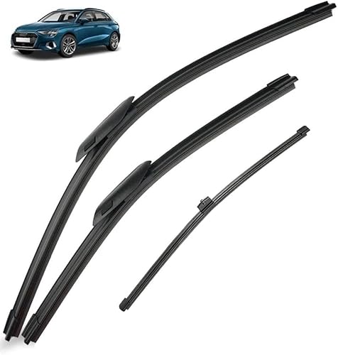 Wischer Front Und Heckscheibenwischer Set für Audi A3 S3 RS3 8Y 2020-2023 - 26"+19"+14"，Windschutzscheiben-Windschutzscheiben-Fensterbürsten 3-teiliges von AlbaEUC