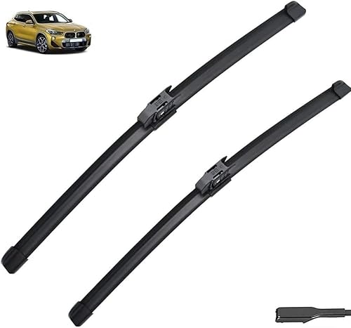 Wischer Front Und Heckscheibenwischer Set für BMW X2 F39 2018-2022 M Sport M35i，Windschutzscheiben-Windschutzscheiben-Fensterbürsten 3-teiliges von AlbaEUC