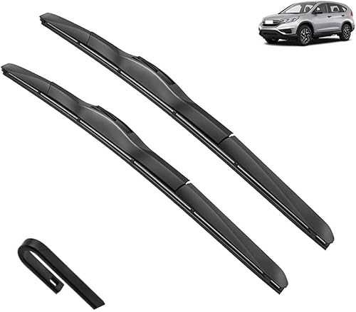 Wischer Front Und Heckscheibenwischer Set für CR-V CR V CRV 4th Gen RM Silicone 2012-2016，Windschutzscheiben-Windschutzscheiben-Fensterbürsten 3-teiliges von AlbaEUC