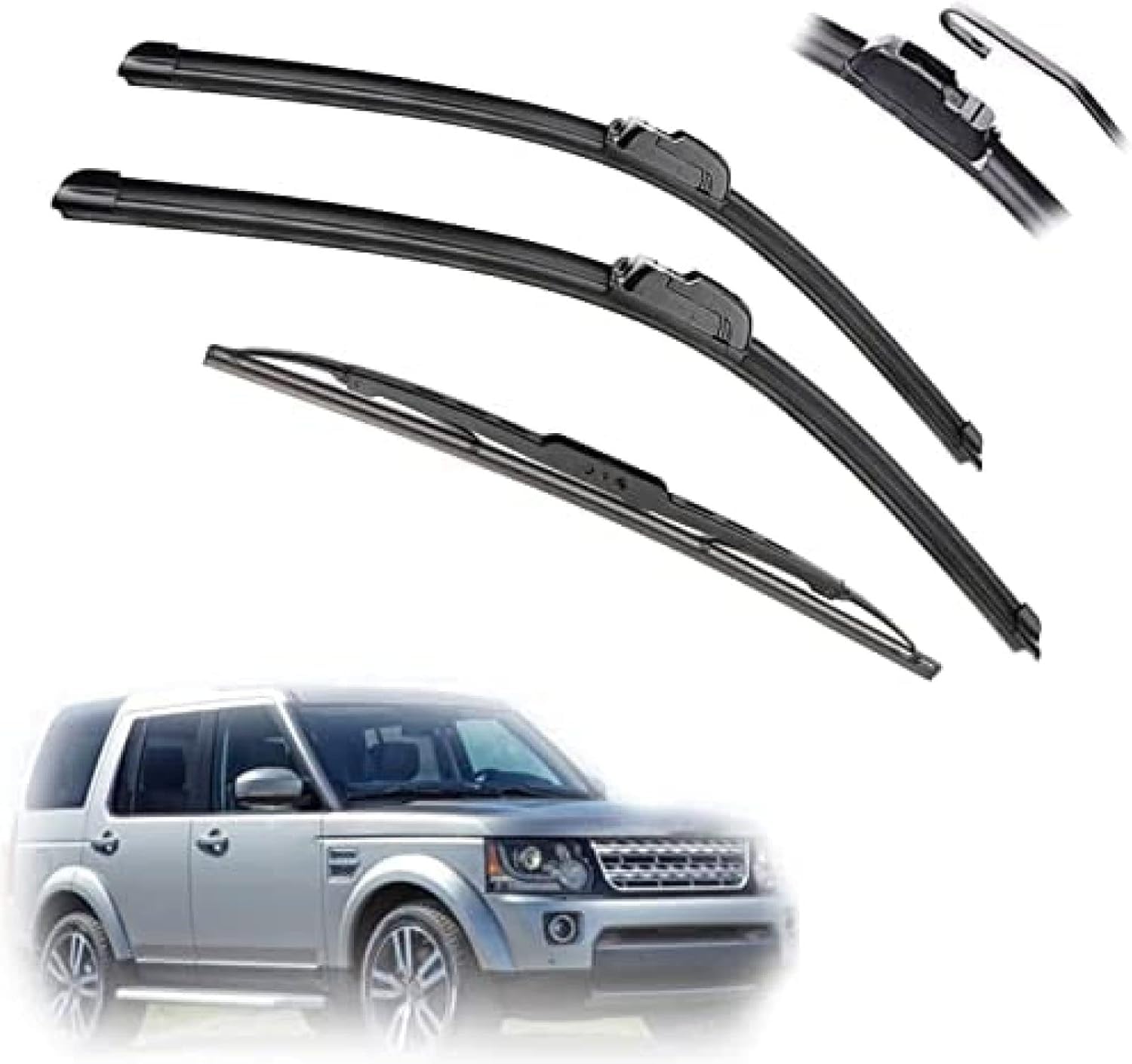 Wischer Front Und Heckscheibenwischer Set für Land Rover For Discovery 3 4 / LR3 LR4 2004-2016 - 22" 22" 16"，Windschutzscheiben-Windschutzscheiben-Fensterbürsten 3-teiliges von AlbaEUC