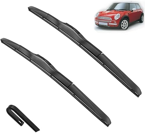 Wischer Front Und Heckscheibenwischer Set für MINI Cooper R50 R53 2002-2006，Windschutzscheiben-Windschutzscheiben-Fensterbürsten 3-teiliges von AlbaEUC