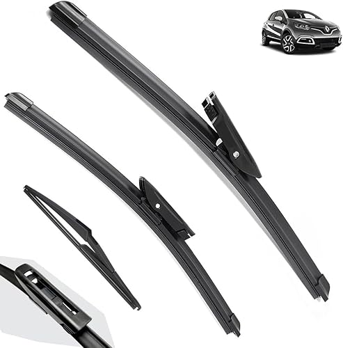 Wischer Front Und Heckscheibenwischer Set für Renault Captur Kaptur 2013-2016 - 26"+14"+11"，Windschutzscheiben-Windschutzscheiben-Fensterbürsten 3-teiliges von AlbaEUC