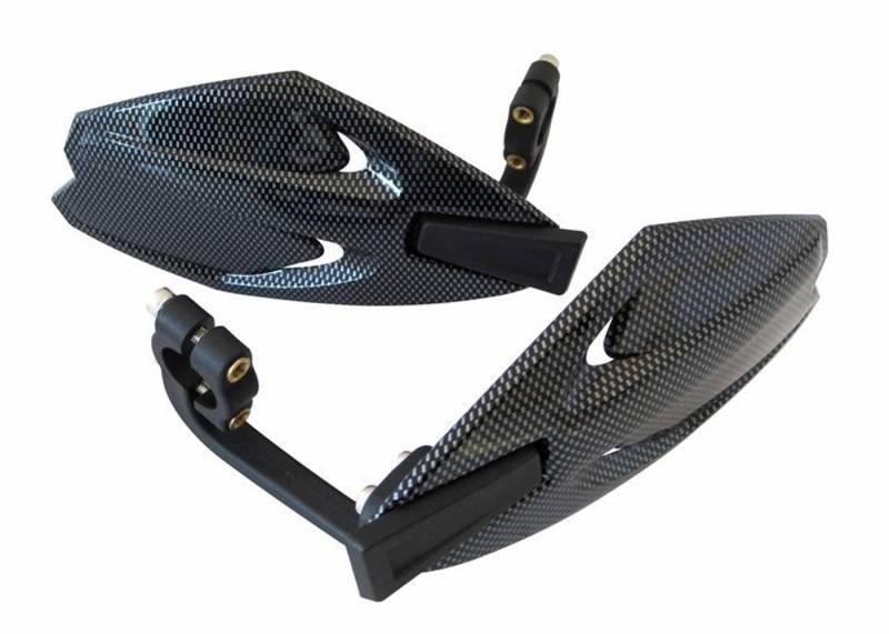 Carbon Motorrad Handprotektoren Handschützer für 22mm 7/8" Lenker von Alchemy Parts